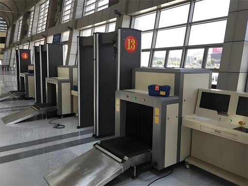 Airport entrance security check Airport entrance security check